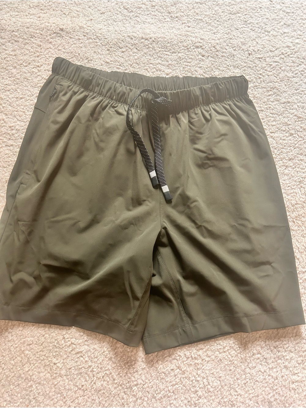 Fabletics Men's Olive Green Athletic Shorts